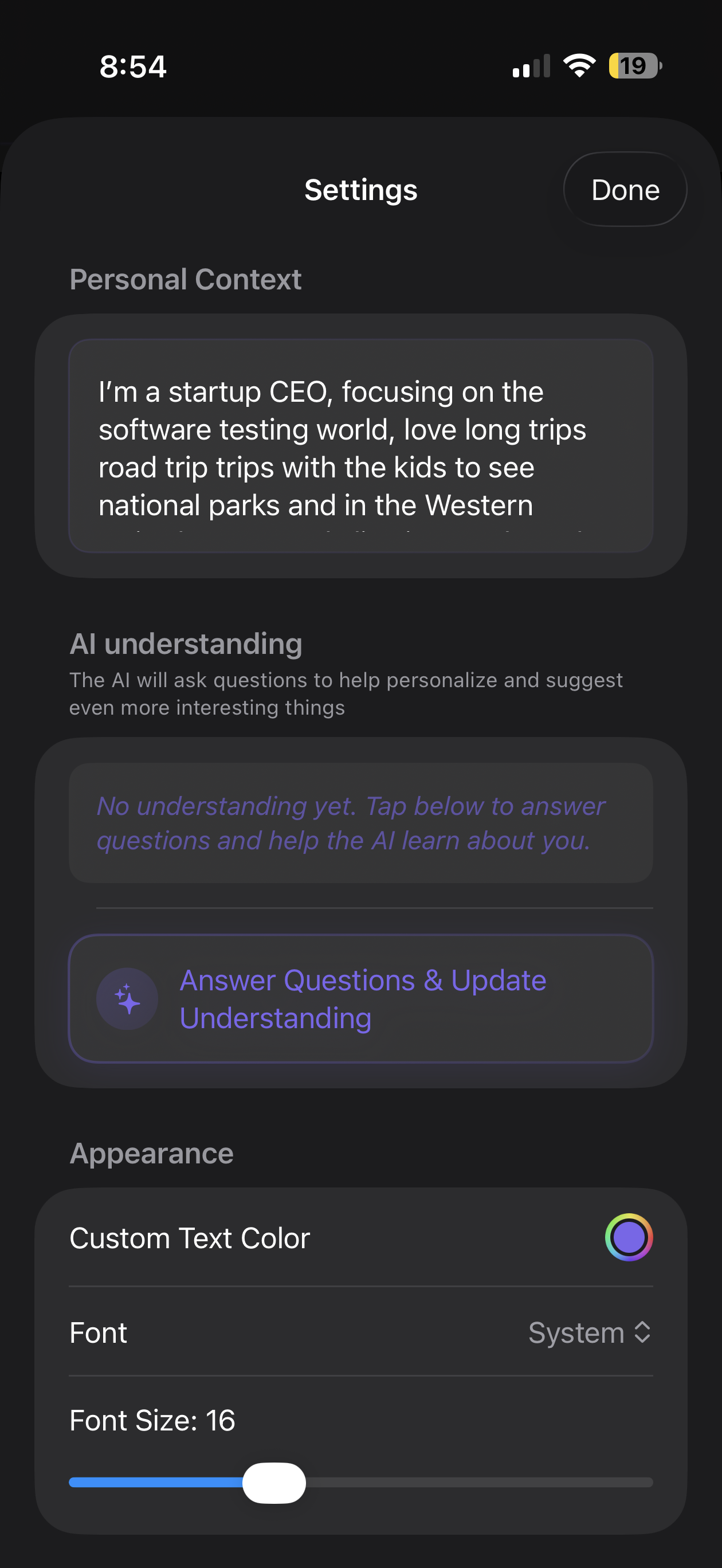 Mai App Screenshot 2